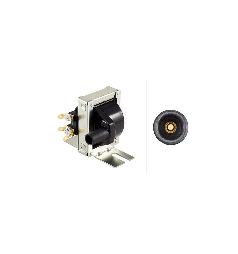 Bobine D’allumage HELLA 5Da – 12V, 3 Pôles, Pour Honda Civic VIII Et Autres Modèles