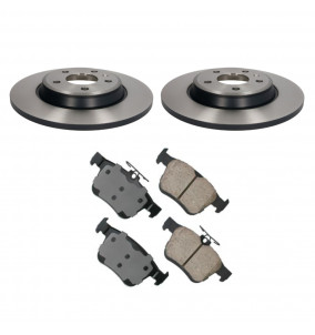 Kit Pastiglie Freno Posteriori Febi Bilstein 16382, Con Accessori, Per VW Transporter T4, California, Compatibile Con Codici OE 7D0615423A, Set Da 4