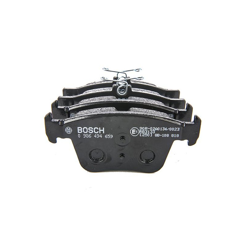 Pastillas De Freno Traseras Bosch BP1359 - Juego De 4, Sin Cobre, Reducen Ruido Y Polvo, Certificación ECE-R90 Pastillas De Freno Trasero